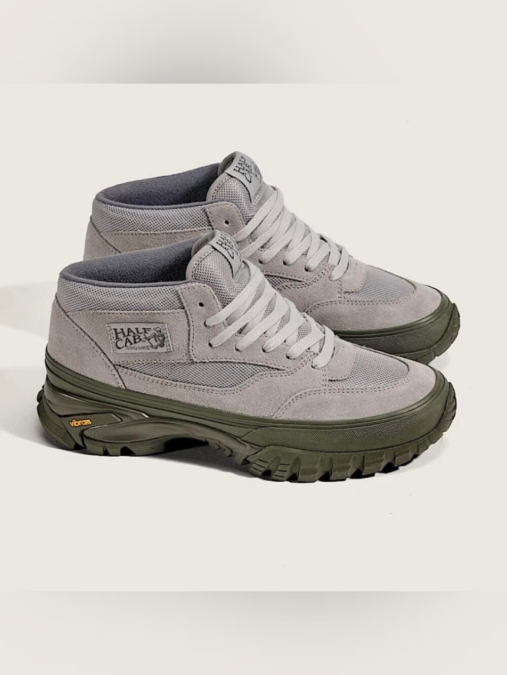 Men's Vans Half Cab 33 Premium Vibram 'Drizzle Grey'